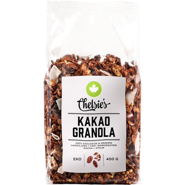Chelsies Kakao Granola 400g | Mat & dryck - Skafferi - Gröt, flingor & müsli,Mat & dryck - Glutenfritt | Apoteka