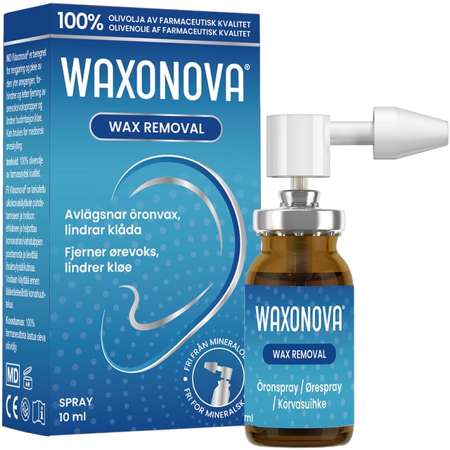 Waxonova Wax Removal Öronspray 10ml | Ögon & öron - Öron - Vaxpropp | Apoteka