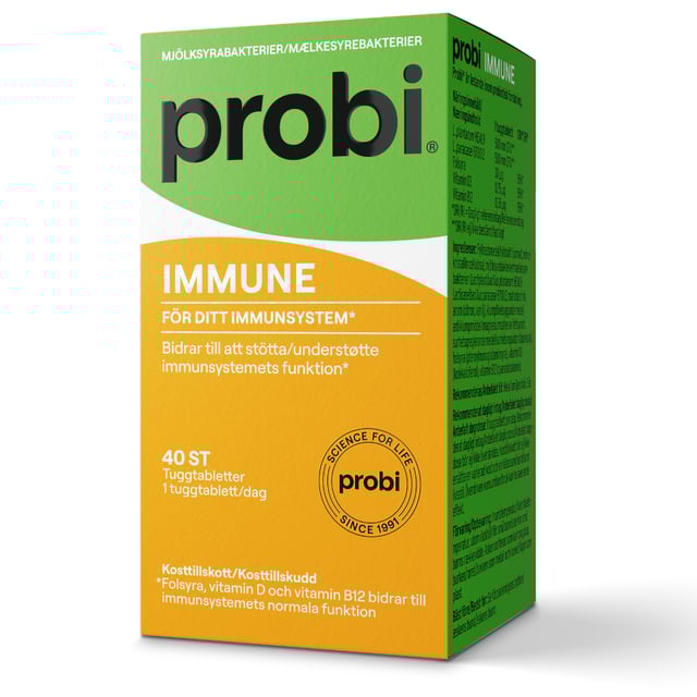 Probi®Immune 40st | Vitaminer & kosttillskott - Kosttillskott för mage - Mjölksyrabakterier | Apoteka