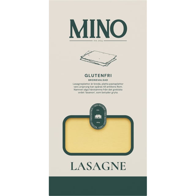 MINO Glutenfria Lasagneplattor 250 g | Mat & dryck - Skafferi - Pasta, ris & nudlar,Mat & dryck - Glutenfritt | Apoteka