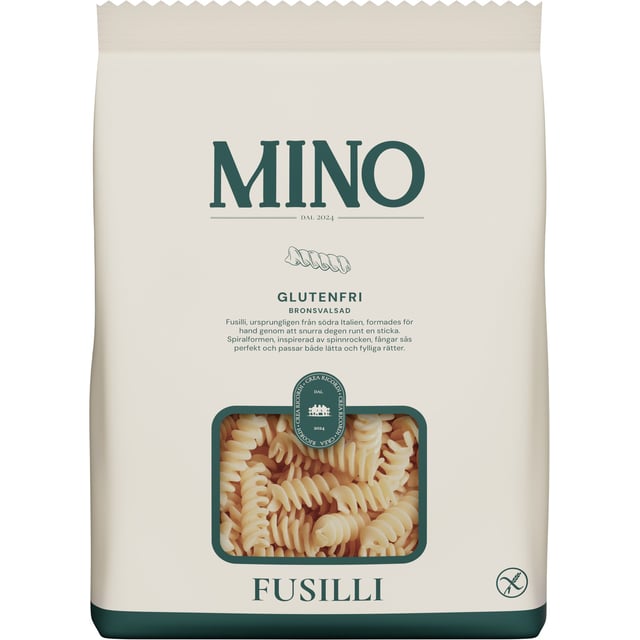 MINO Glutenfri Fusilli 400 g | Mat & dryck - Skafferi - Pasta, ris & nudlar,Mat & dryck - Glutenfritt | Apoteka