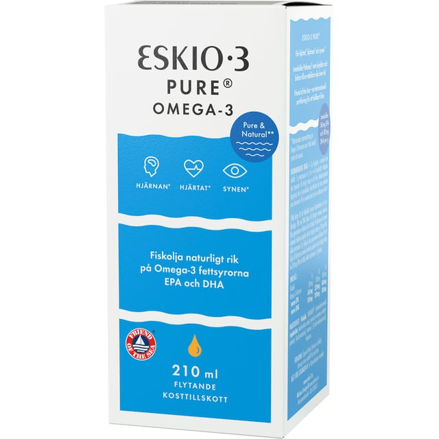 Eskio-3 Pure Omega-3 210 ml | Vitaminer & kosttillskott - Omega-3 & fettsyror | Apoteka