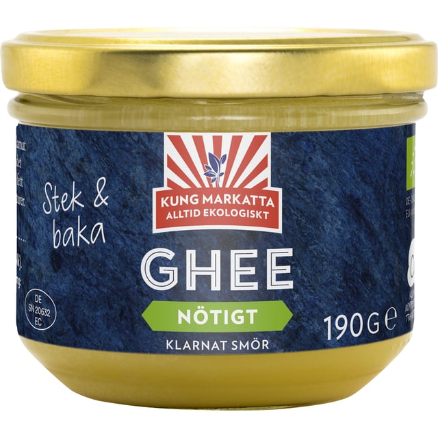 Kung Markatta Ghee Eko 190 g | Mat & dryck - Olja, fett & smör - Smör | Apoteka