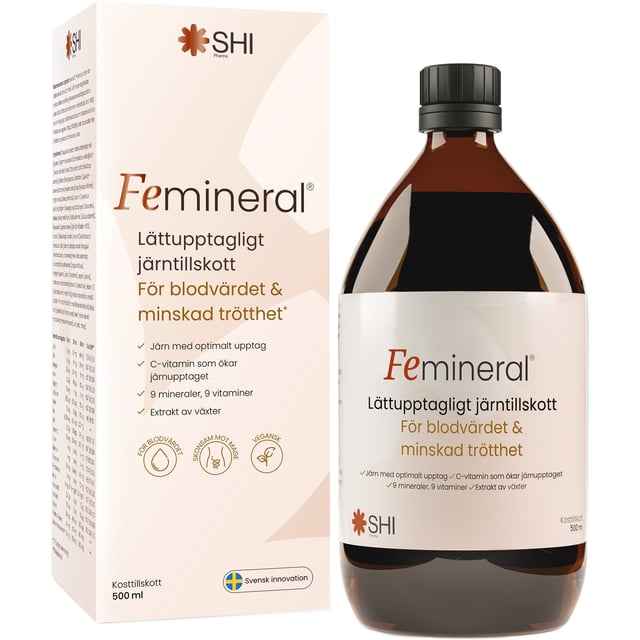 Femineral 500ml | Vitaminer & kosttillskott - Vitaminer & mineraler - Multivitamin - Multivitamin för kvinnor,Vitaminer & kosttillskott - Energi & fokus | Apoteka