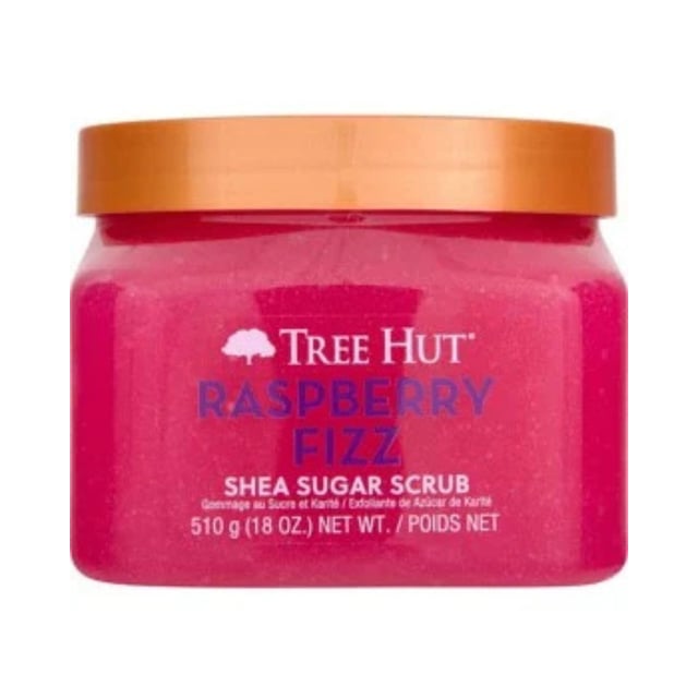 Tree Hut Shea Sugar Scrub Raspberry Fizz 510 g | Hudvård - Kroppsvård - Bad & dusch - Kroppspeeling | Apoteka