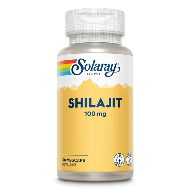 Solaray Shilajit 30 kapslar | Vitaminer & kosttillskott - Växtbaserade kosttillskott | Apoteka