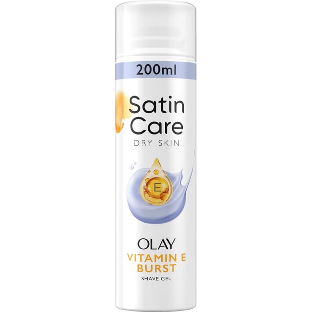 Gillette Venus Satin Care & Olay Dry Skin Vitamin E Burst Rakgel 200 ml