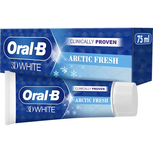 Oral-B 3D White Arctic Fresh 75 ml | Munvård - Tandblekning hemma,Munvård - Tandkräm | Apoteka