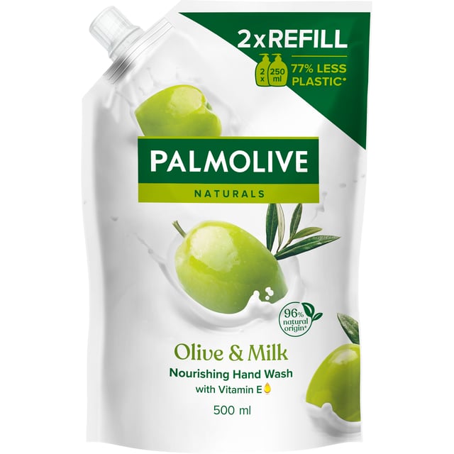 Palmolive Naturals Milk & Olive Handtvål Refill 500 ml
