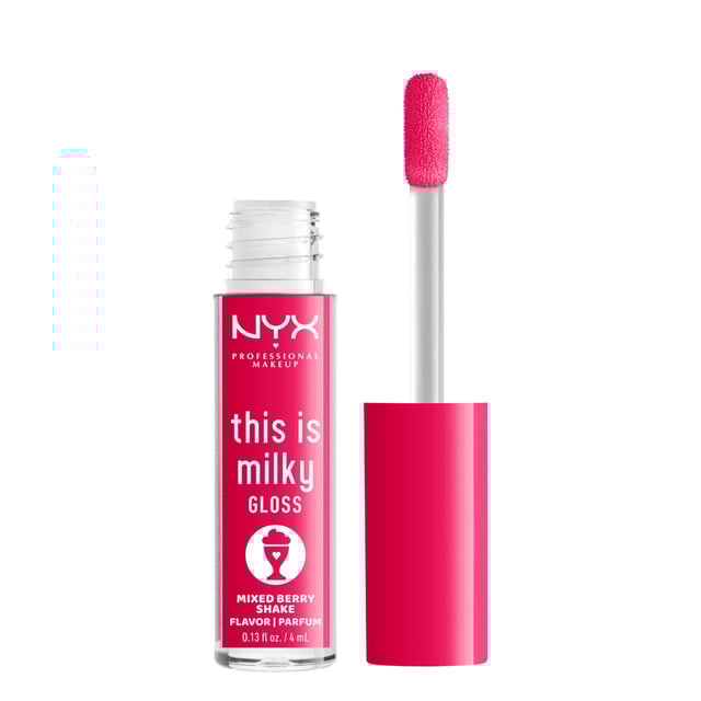 NYX Professional Makeup This Is Milky Gloss 9 Mixed Berry Shake 4 ml | Smink - Läppar - Läppglans | Apoteka