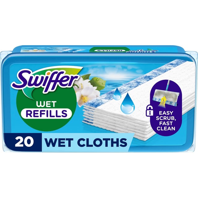 Swiffer Sweeper Fuktiga Refilldukar Med fräsch Doft 20 st