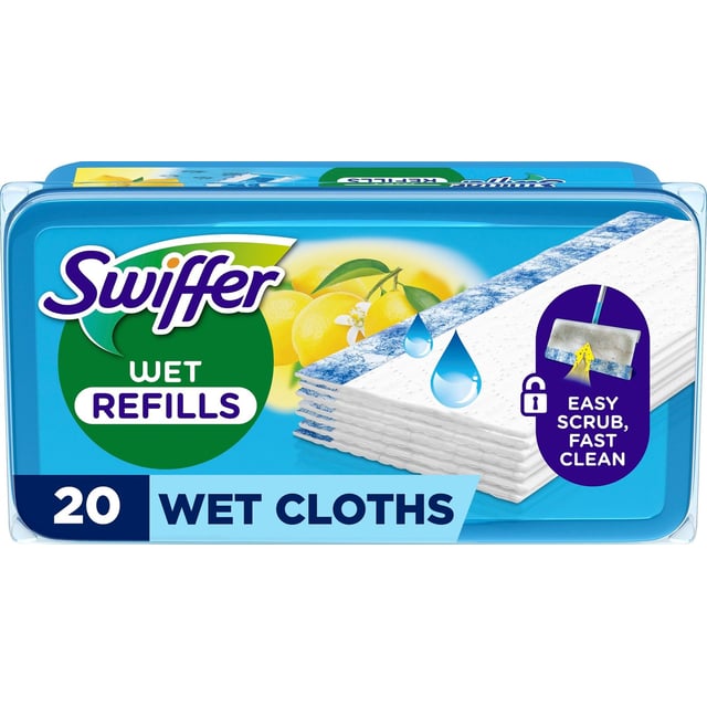 Swiffer Sweeper Fuktiga Refilldukar Citrus 20 st
