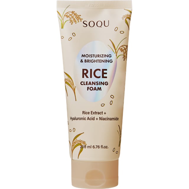 SOQU Rice Foam Cleanser 200 ml