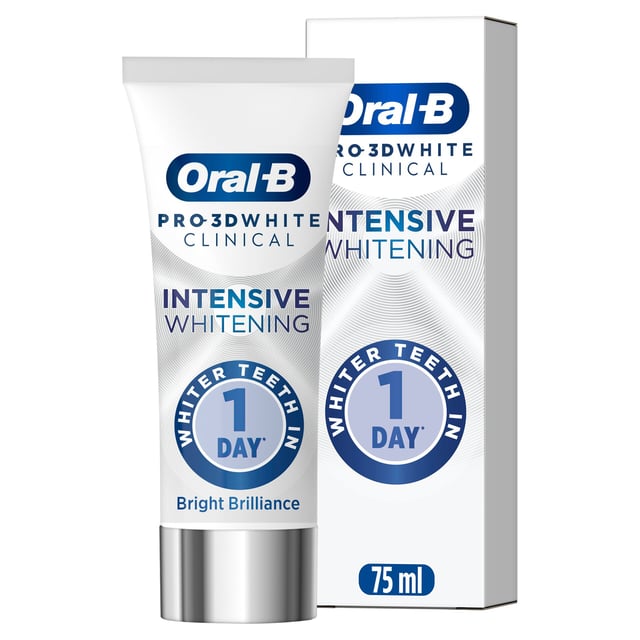 Oral-B Pro 3D White Clinical Bright Brilliance Tandkräm 75 ml | Munvård - Tandkräm | Apoteka