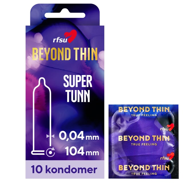 RFSU Beyond Thin kondomer 10 st | Sex & lust - Preventivmedel - Kondomer | Apoteka