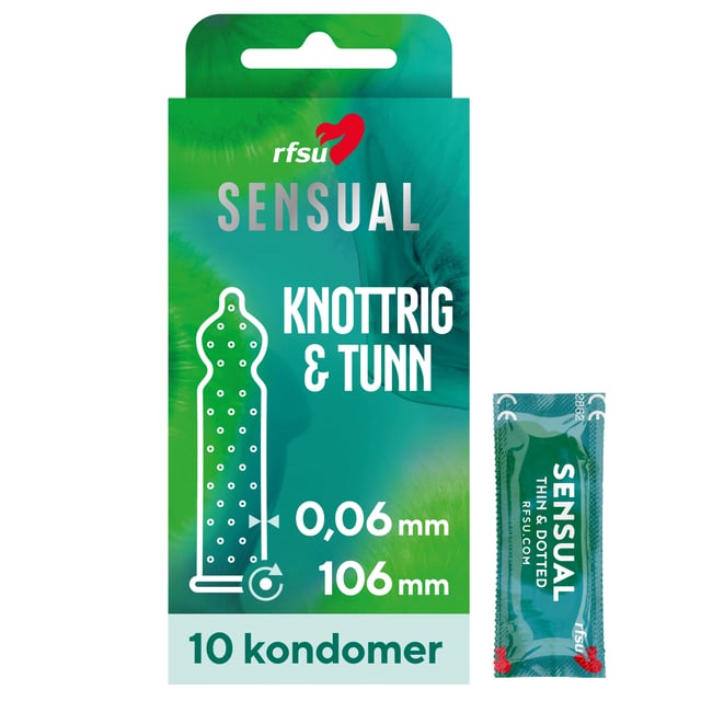 RFSU Sensual kondomer 10 st | Sex & lust - Preventivmedel - Kondomer | Apoteka
