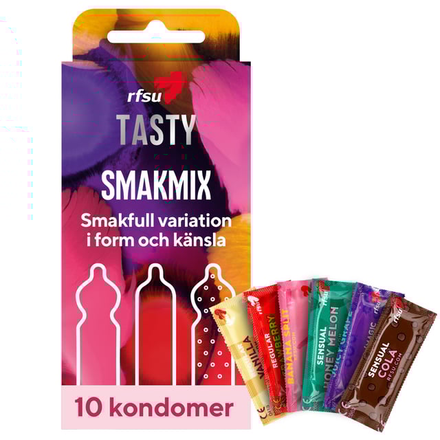 RFSU Tasty kondomer 10 st | Sex & lust - Preventivmedel - Kondomer | Apoteka