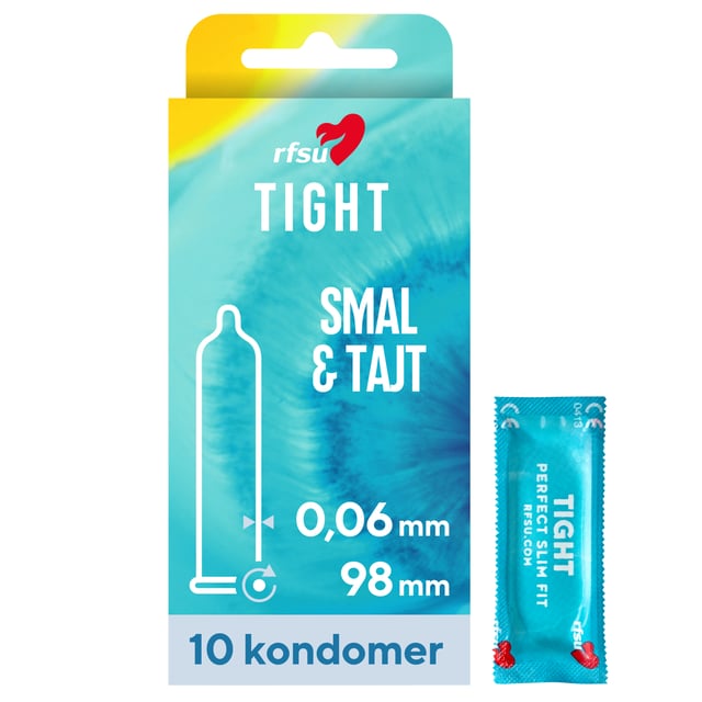 RFSU Tight kondomer 10 st | Sex & lust - Preventivmedel - Kondomer | Apoteka