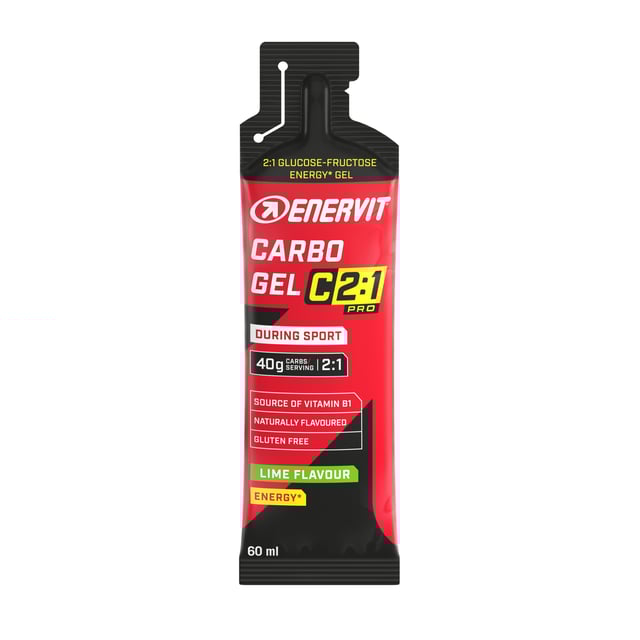 Enervit C2:1 Carbo Gel Lime 60ml | Träning - Energigivande - Kolhydrater | Apoteka