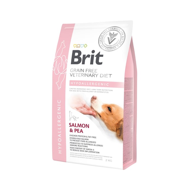 Brit Veterinary Diet Brit Grain-Free Vet Diets Dog Hypoallergenic 2 kg | Djur - Djurfoder & tillskott | Apoteka