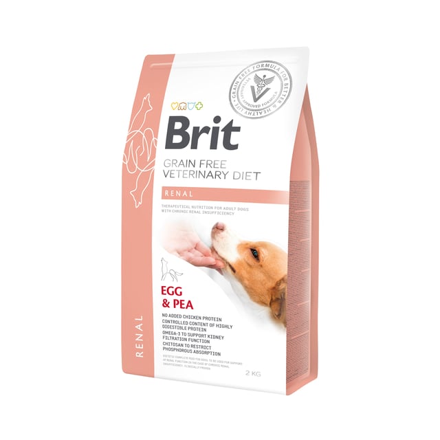 Brit Veterinary Diet Brit Grain-Free Vet Diets Dog Renal 2 kg | Djur - Djurfoder & tillskott - Tillskott för lever & njurar,Djur - Djurfoder & tillskott - Foder & fodertillskott | Apoteka
