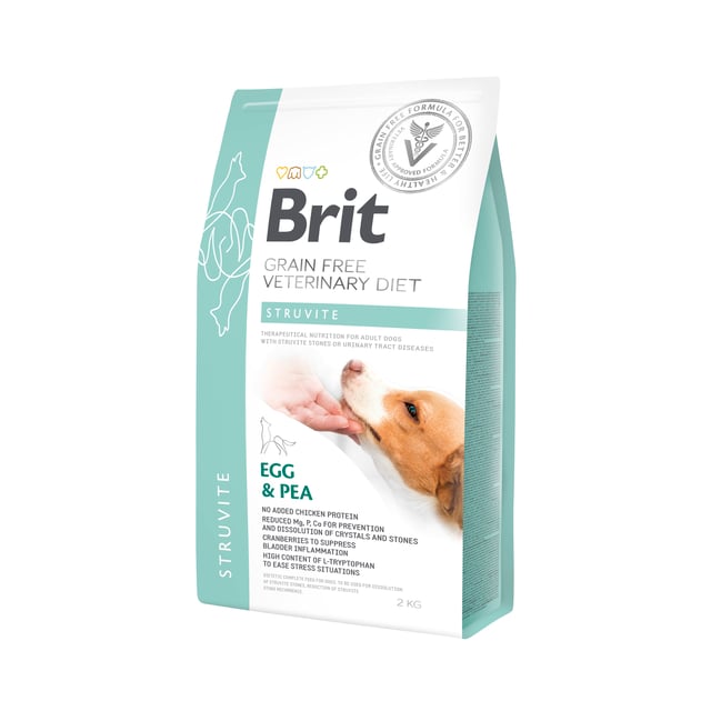 Brit Veterinary Diet Brit Grain-Free Vet Diets Dog Struvite 2 kg | Djur - Djurfoder & tillskott - Tillskott för urinvägar,Djur - Djurfoder & tillskott - Foder & fodertillskott | Apoteka