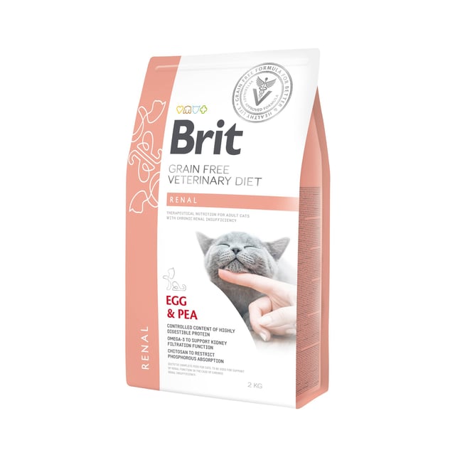 Brit Veterinary Diet Brit Grain-Free Vet Diets Cat Renal 2 kg | Djur - Djurfoder & tillskott - Tillskott för lever & njurar,Djur - Djurfoder & tillskott - Foder & fodertillskott | Apoteka