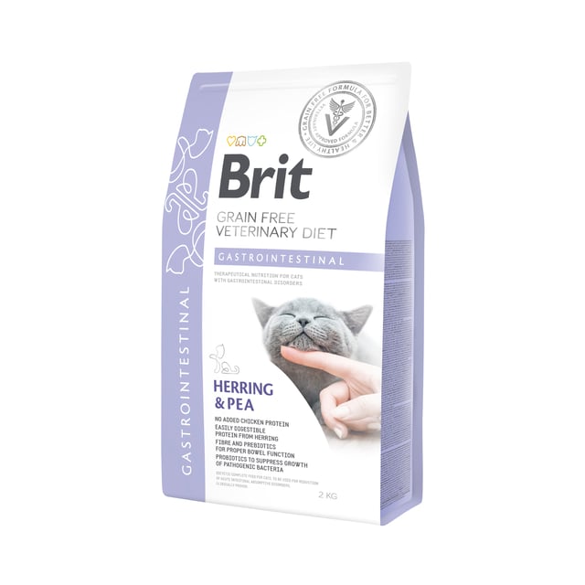 Brit Veterinary Diet Brit Grain-Free Vet Diets Cat Gastrointestinal 2 kg | Djur - Djurfoder & tillskott - Tillskott för mage & tarm,Djur - Djurfoder & tillskott - Foder & fodertillskott | Apoteka