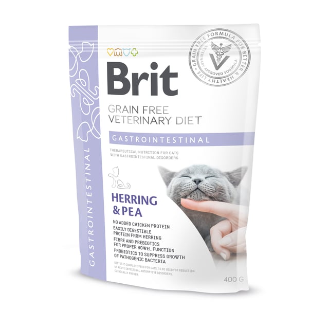 Brit Veterinary Diet Brit Grain-Free Vet Diets Cat Gastrointestinal 400 g | Djur - Djurfoder & tillskott - Tillskott för mage & tarm,Djur - Djurfoder & tillskott - Foder & fodertillskott | Apoteka