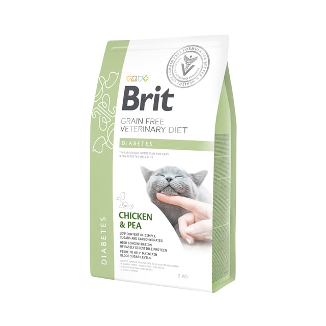 Brit Veterinary Diet Brit Grain-Free Vet Diets Cat Diabetes 2 kg | Djur - Djurfoder & tillskott - Foder & fodertillskott | Apoteka