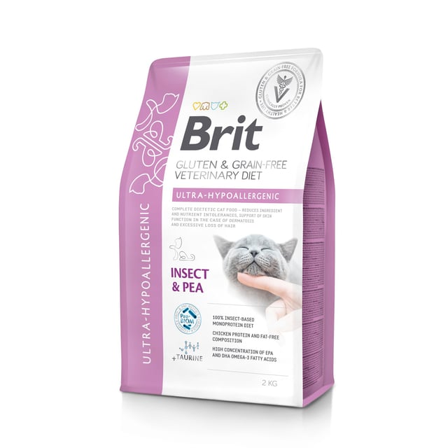 Brit Veterinary Diet Brit Grain-Free Vet Diets Cat Ultra-hypoallergenic 2 kg | Djur - Djurfoder & tillskott - Foder & fodertillskott | Apoteka
