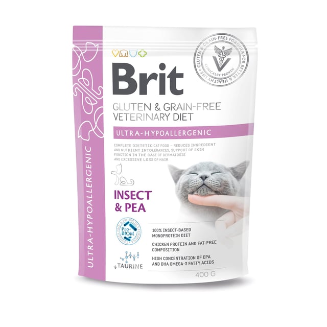Brit Veterinary Diet Brit Grain-Free Vet Diets Cat Ultra-hypoallergenic 400 g | Djur - Djurfoder & tillskott - Foder & fodertillskott | Apoteka