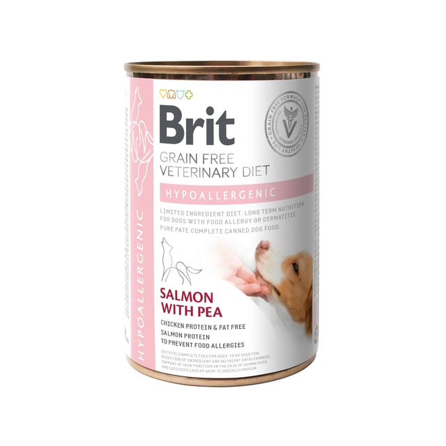 Brit Veterinary Diet Brit Grain-Free Vet Diets Dog Can Hypoallergenic 400 g | Djur - Djurfoder & tillskott - Tillskott för mage & tarm,Djur - Djurfoder & tillskott - Foder & fodertillskott | Apoteka