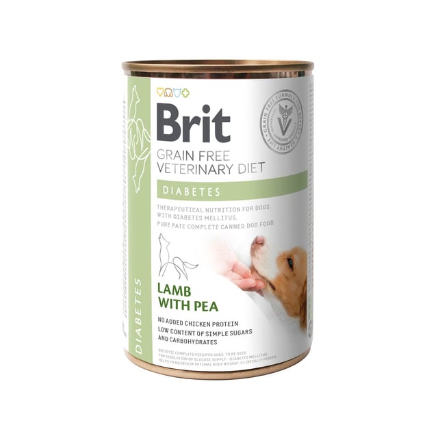 Brit Veterinary Diet Brit Grain-Free Vet Diets Dog Can Diabetes 400 g | Djur - Djurfoder & tillskott - Foder & fodertillskott | Apoteka