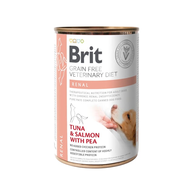 Brit Veterinary Diet Brit Grain-Free Vet Diets Dog Can Renal 400 g | Djur - Djurfoder & tillskott - Tillskott för lever & njurar,Djur - Djurfoder & tillskott - Foder & fodertillskott | Apoteka
