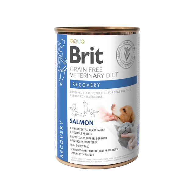 Brit Veterinary Diet Brit Grain-Free Vet Diets Dog + Cat Can Recovery 400 g | Djur - Djurfoder & tillskott - Foder & fodertillskott | Apoteka