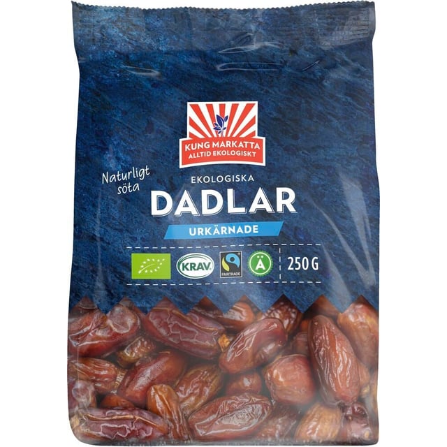 Kung Markatta Dadlar 250 g | Mat & dryck - Skafferi - Torkad frukt, nötter & frön | Apoteka