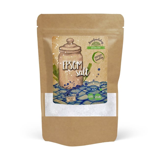 Rawfoodshop Epsom Salt 1 kg | Hudvård - Kroppsvård - Bad & dusch - Badsalt | Apoteka