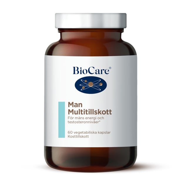 BioCare Man Multitillskott 60 kapslar | Vitaminer & kosttillskott - Vitaminer & mineraler - Multivitamin - Multivitamin för män,Vitaminer & kosttillskott - Vitaminer & mineraler - Multivitamin - Multivitaminkomplex | Apoteka