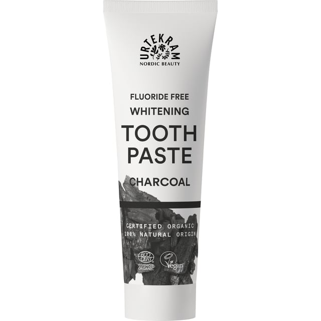 Urtekram Beauty Toothpaste Charcoal 75 ml | Munvård - Tandblekning hemma,Munvård - Tandkräm | Apoteka