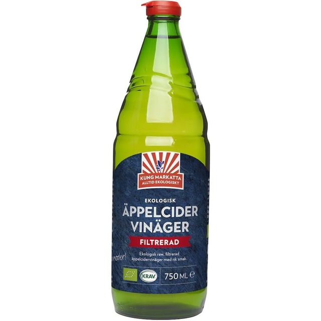 Kung Markatta Äppelcidervinäger Filtrerad 750 ml | Mat & dryck - Superfood - Äppelcidervinäger | Apoteka