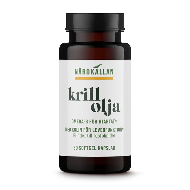 Närokällan Krillolja Softgel kapslar 60 st | Vitaminer & kosttillskott - Kosttillskott för hjärta & kärl | Apoteka