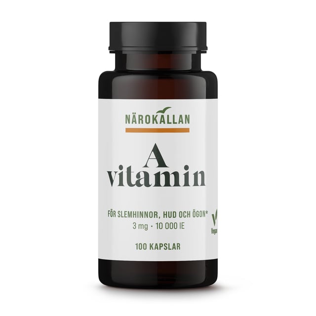 Närokällan A-vitamin 100 kapslar | Vitaminer & kosttillskott - Vitaminer & mineraler - A-vitamin | Apoteka