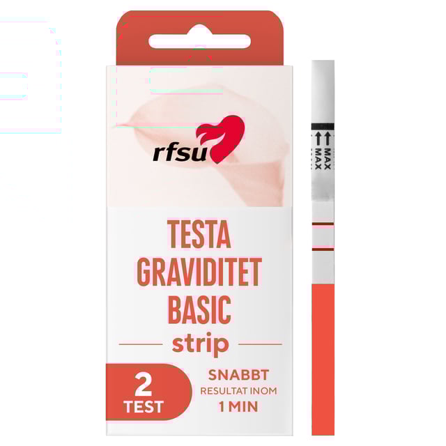 RFSU Graviditetstest Strips 2 st | Sex & lust - Självtester - Graviditetstest,Graviditet - Graviditetstest | Apoteka