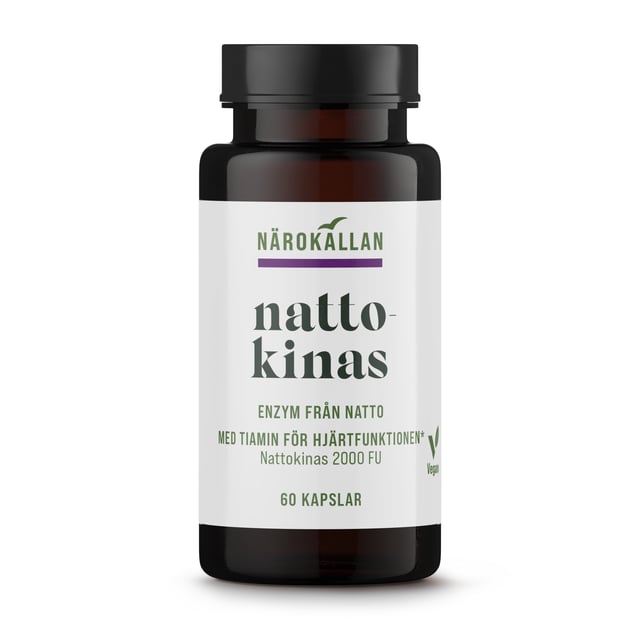 Närokällan Nattokinas 60 kapslar | Vitaminer & kosttillskott - Kosttillskott för hjärta & kärl,Vitaminer & kosttillskott - Växtbaserade kosttillskott | Apoteka