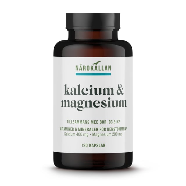 Närokällan Kalcium & Magnesium 120 kapslar | Vitaminer & kosttillskott - Vitaminer & mineraler - Kalcium,Vitaminer & kosttillskott - Vitaminer & mineraler - Magnesium | Apoteka