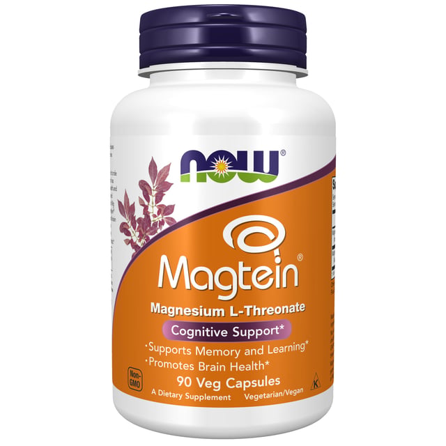 Now Magtein Magnesium L-treonat 90 vegkapslar