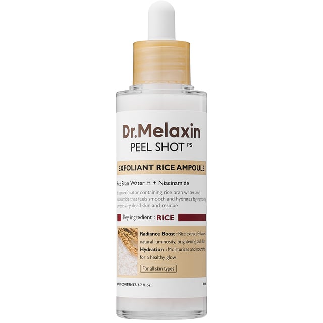 Dr.Melaxin Peel Shot Exfoliant White Rice Ampoule 80 ml