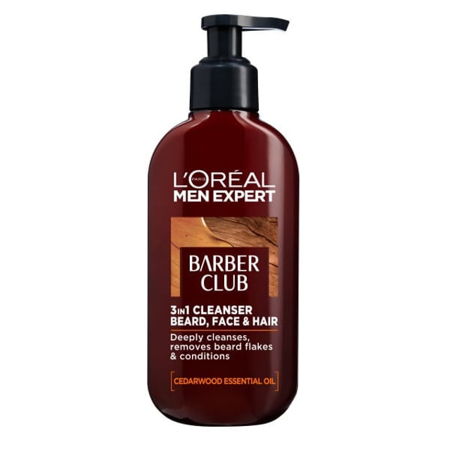 LOréal Paris Men Expert Barber Club rengöringsgel för normal hud 200 ml | Hudvård - Hudvård för män - Ansiktsvård för män - Ansiktsrengöring | Apoteka