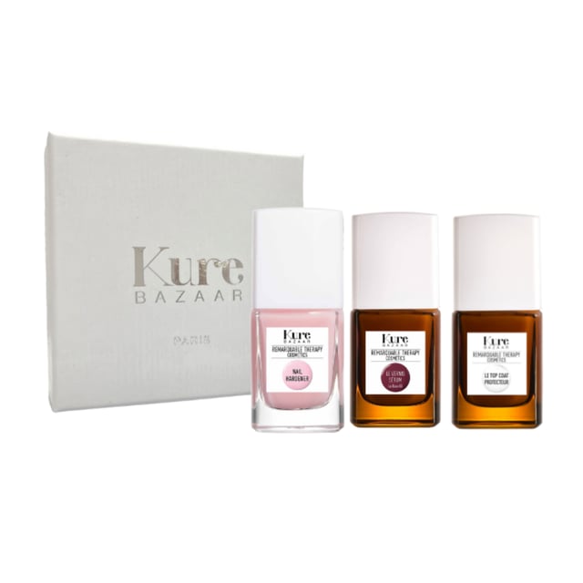 Kure Bazaar Giftset Remarquable Therapy 3 st | Smink - Naglar - Nagellack - Nagelförstärkare,Smink - Naglar - Nagellack - Färgat nagellack | Apoteka